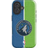 NBA Minnesota Timberwolves Canvas iPhone 16 Plus Impact Case
