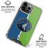 NBA Minnesota Timberwolves Canvas iPhone 16 Pro Clear Case