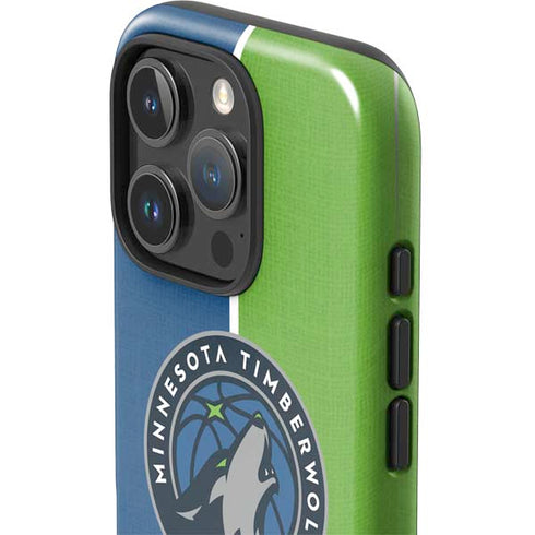 NBA Minnesota Timberwolves Canvas iPhone 16 Pro Impact Case