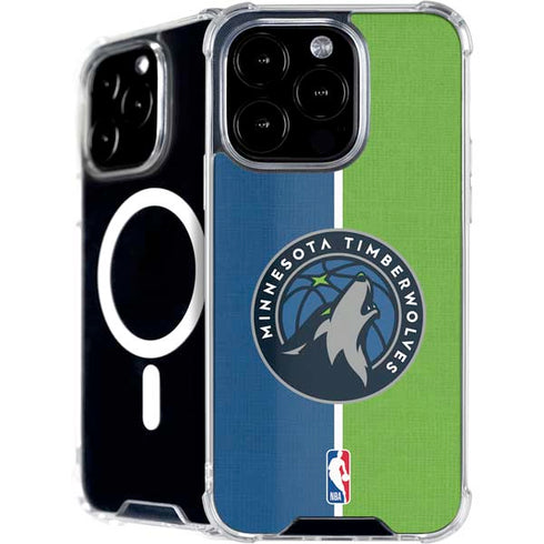 NBA Minnesota Timberwolves Canvas iPhone 16 Pro Max MagSafe Case