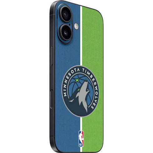 NBA Minnesota Timberwolves Canvas iPhone 16 Skin