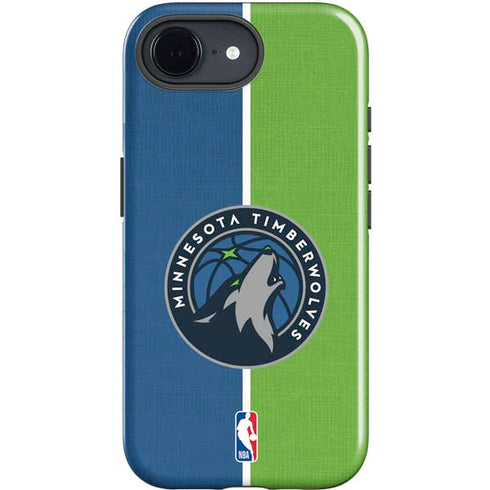 NBA Minnesota Timberwolves Canvas iPhone 16e Impact Case