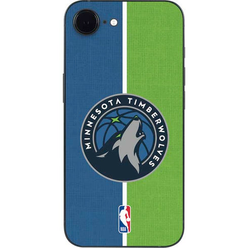 NBA Minnesota Timberwolves Canvas iPhone 16e Skin