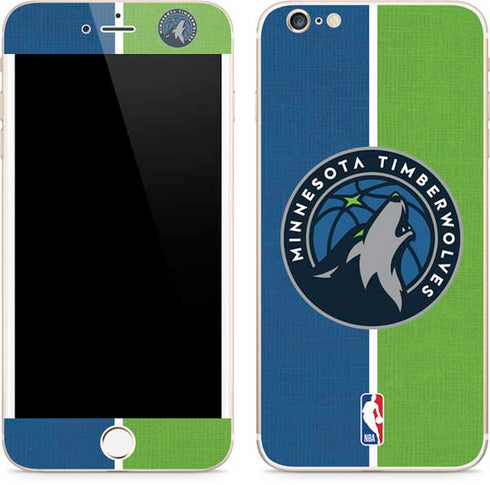 NBA Minnesota Timberwolves Canvas iPhone 6/6s Plus Skin
