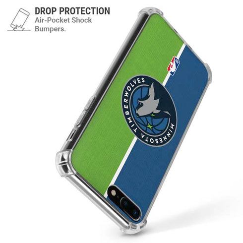 NBA Minnesota Timberwolves Canvas iPhone 7/8 Plus Clear Case