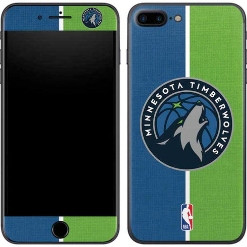 NBA Minnesota Timberwolves Canvas iPhone 7 Plus Skin