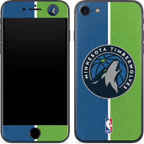 NBA Minnesota Timberwolves Canvas iPhone 7 Skin