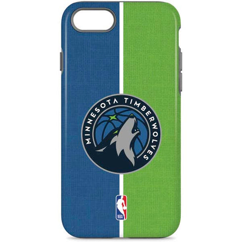 NBA Minnesota Timberwolves Canvas iPhone 8 Pro Case