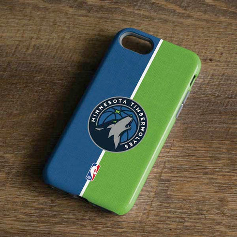 NBA Minnesota Timberwolves Canvas iPhone 8 Pro Case