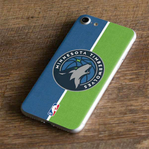 NBA Minnesota Timberwolves Canvas iPhone 8 Skin
