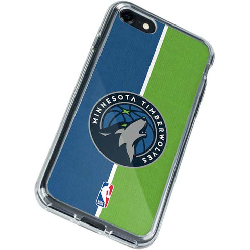 NBA Minnesota Timberwolves Canvas iPhone SE (2nd & 3rd Gen) Clear Case