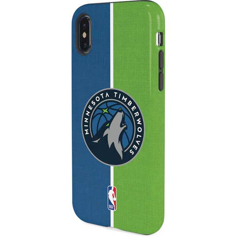 NBA Minnesota Timberwolves Canvas iPhone X Pro Case