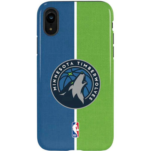 NBA Minnesota Timberwolves Canvas iPhone XR Pro Case