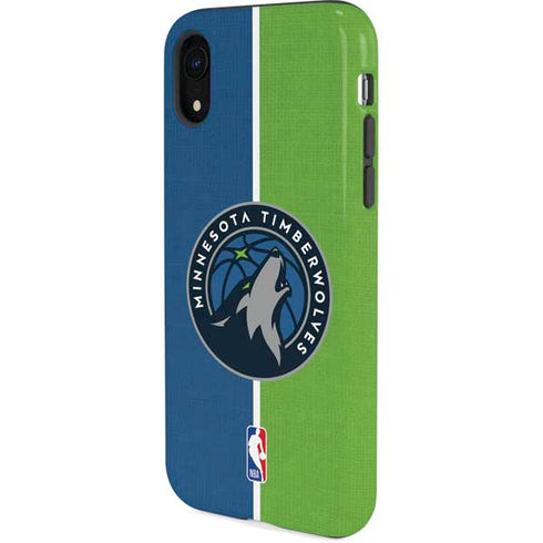 NBA Minnesota Timberwolves Canvas iPhone XR Pro Case