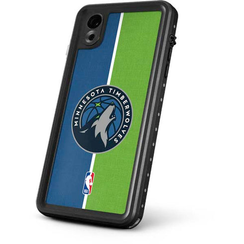 NBA Minnesota Timberwolves Canvas iPhone XR Waterproof Case