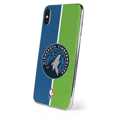 NBA Minnesota Timberwolves Canvas iPhone XS Max Skin