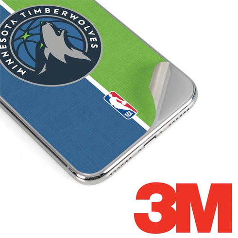 NBA Minnesota Timberwolves Canvas iPhone XS Max Skin