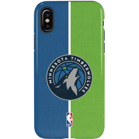 NBA Minnesota Timberwolves Canvas iPhone XS Pro Case