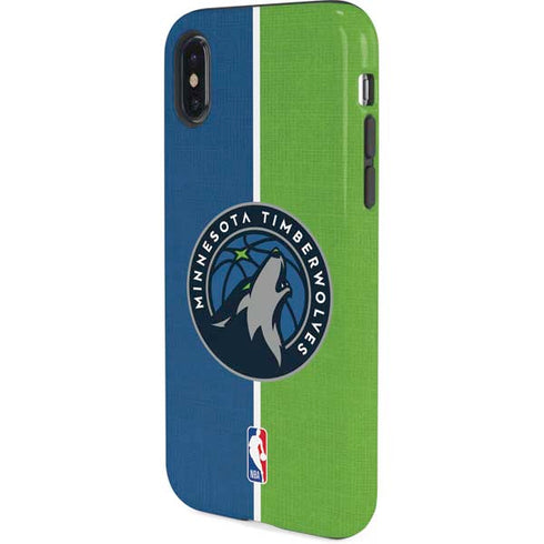 NBA Minnesota Timberwolves Canvas iPhone XS Pro Case