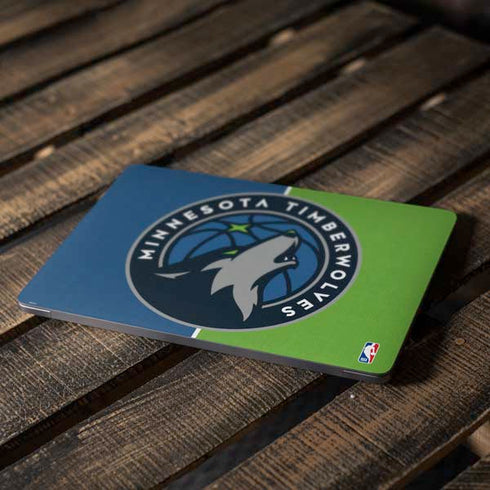 NBA Minnesota Timberwolves Canvas Apple MacBook Air Skin