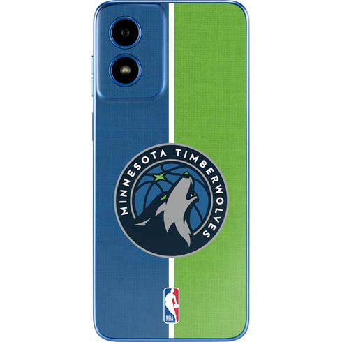 NBA Minnesota Timberwolves Canvas Moto G Play 4G (2024) Skin
