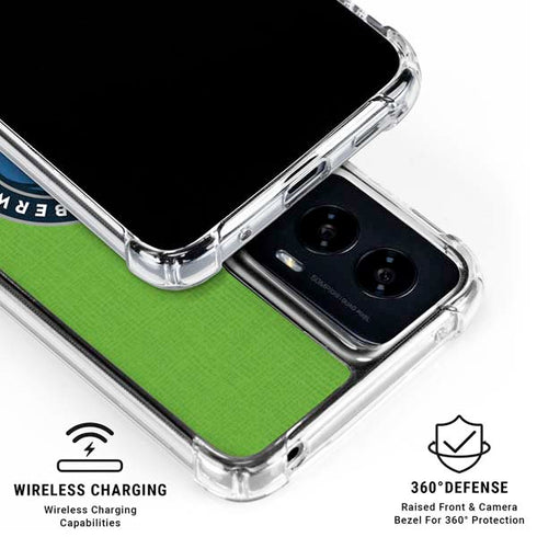NBA Minnesota Timberwolves Canvas Moto G Power 5G (2024) Clear Case