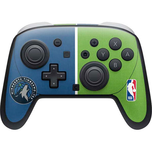 NBA Minnesota Timberwolves Canvas Nintendo Skins