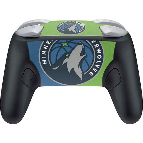 NBA Minnesota Timberwolves Canvas Nintendo Switch 2 (2025) Pro Controller Skin
