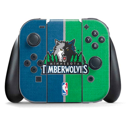 NBA Minnesota Timberwolves Canvas Nintendo Skins