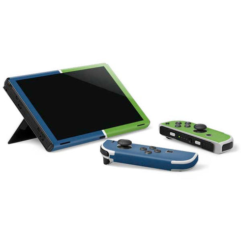 NBA Minnesota Timberwolves Canvas Nintendo Switch OLED (2021) Skin