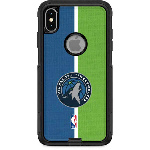 NBA Minnesota Timberwolves Canvas Otterbox Commuter iPhone Skin