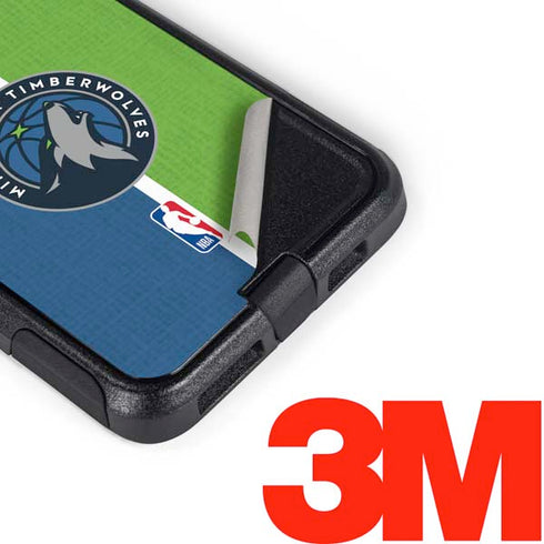 NBA Minnesota Timberwolves Canvas Otterbox Commuter iPhone Skin