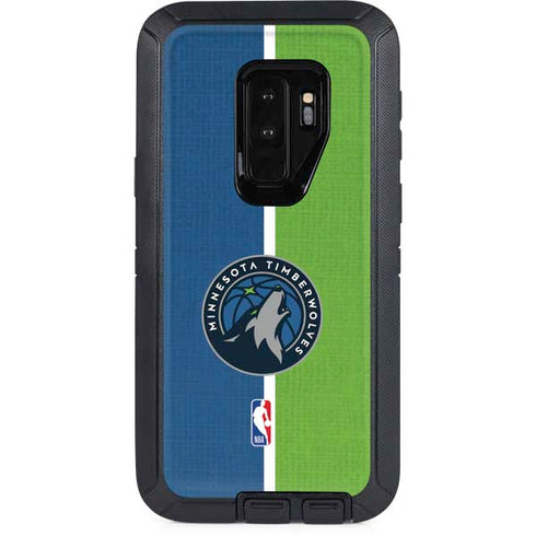 NBA Minnesota Timberwolves Canvas Otterbox Defender Galaxy Skin