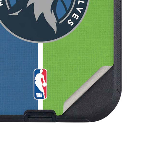 NBA Minnesota Timberwolves Canvas Otterbox Defender iPhone Skin