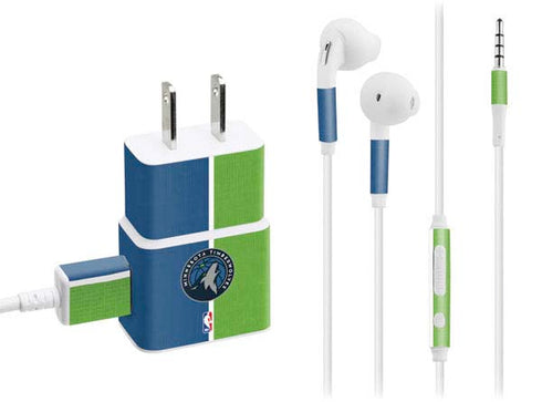 NBA Minnesota Timberwolves Canvas Phone Charger Skin