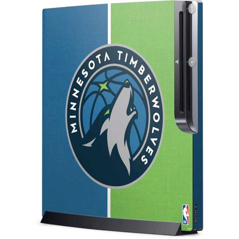 NBA Minnesota Timberwolves Canvas Playstation 3 & PS3 Slim Skin