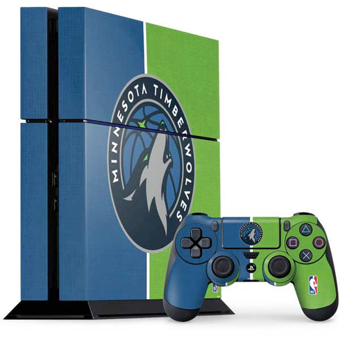 NBA Minnesota Timberwolves Canvas PlayStation PS4 Skins