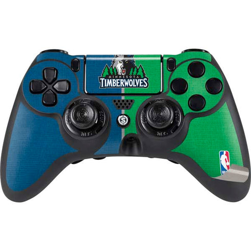 NBA Minnesota Timberwolves Canvas PS4/PC SCUF Impact Controller Skin