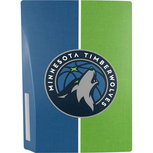 NBA Minnesota Timberwolves Canvas PS5 Console Skin