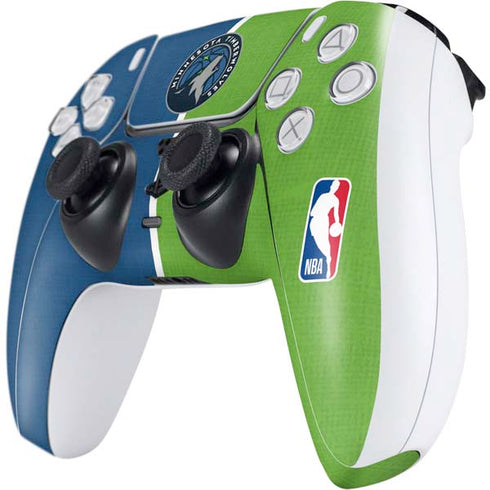 NBA Minnesota Timberwolves Canvas PS5 Controller Skin