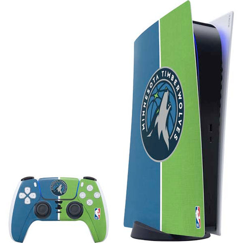 NBA Minnesota Timberwolves Canvas PS5 Digital Edition Bundle Skin