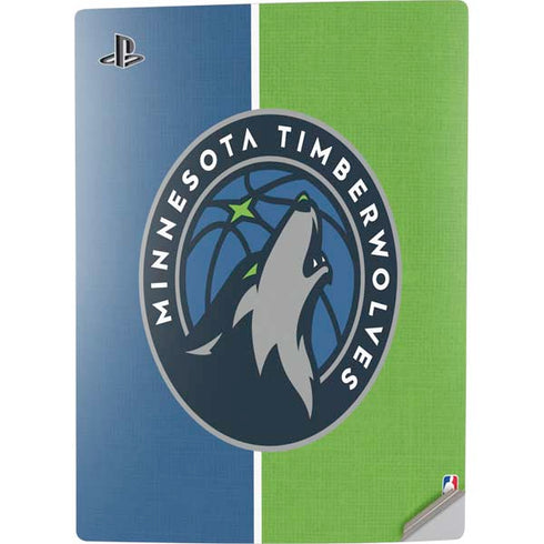 NBA Minnesota Timberwolves Canvas PS5 Digital Edition Console Skin