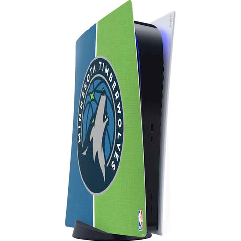 NBA Minnesota Timberwolves Canvas PS5 Digital Edition Console Skin