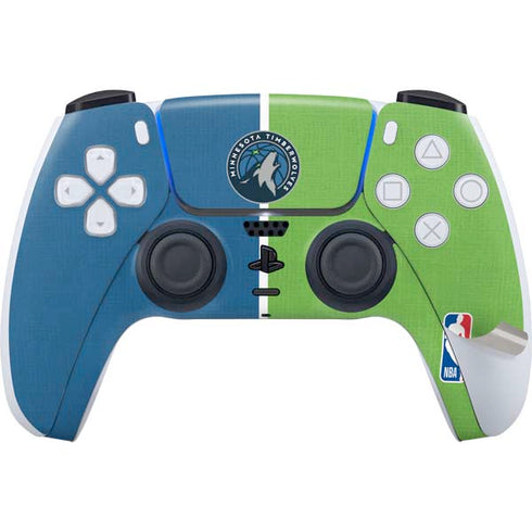 NBA Minnesota Timberwolves Canvas PS5 Pro Bundle Skin