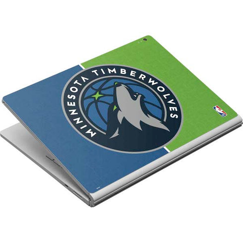 NBA Minnesota Timberwolves Canvas Surface Book Skin