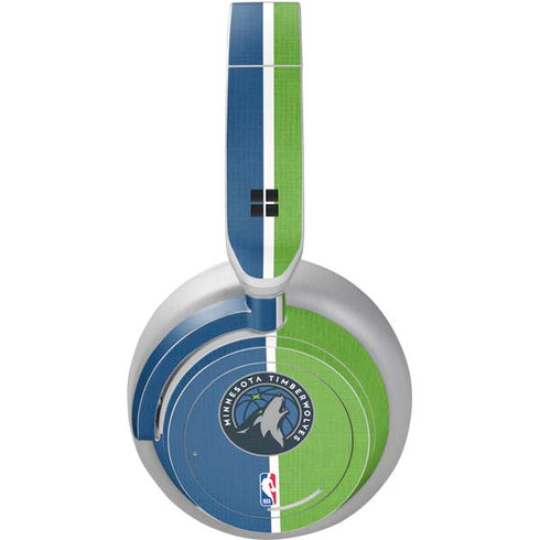 NBA Minnesota Timberwolves Canvas Surface Headphones Skin