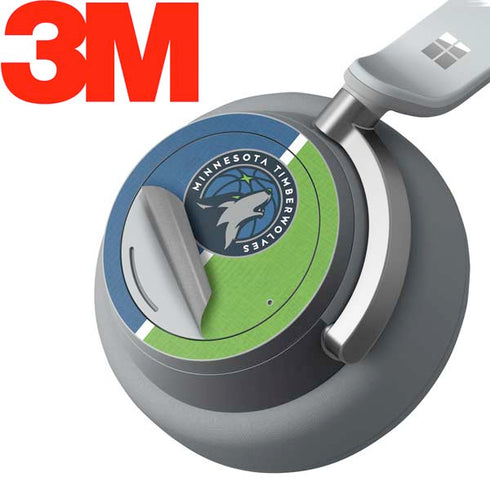 NBA Minnesota Timberwolves Canvas Surface Headphones Skin