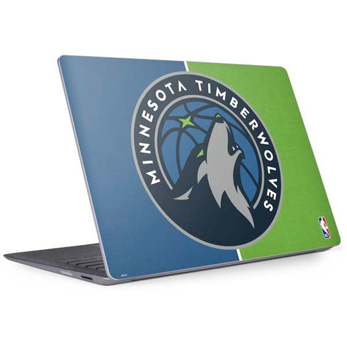 NBA Minnesota Timberwolves Canvas Surface Laptop 2 Skin