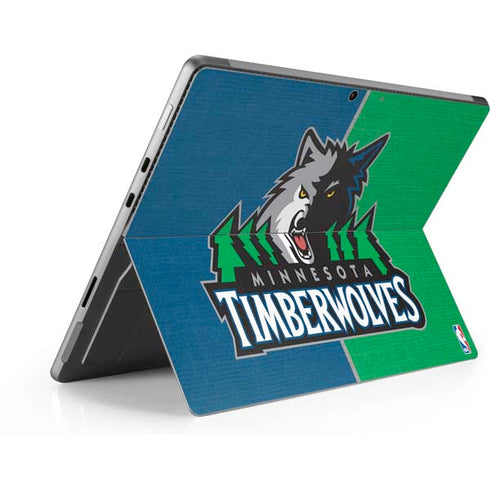 NBA Minnesota Timberwolves Canvas Surface Pro 8 Skin