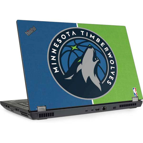NBA Minnesota Timberwolves Canvas Lenovo ThinkPad Skin
